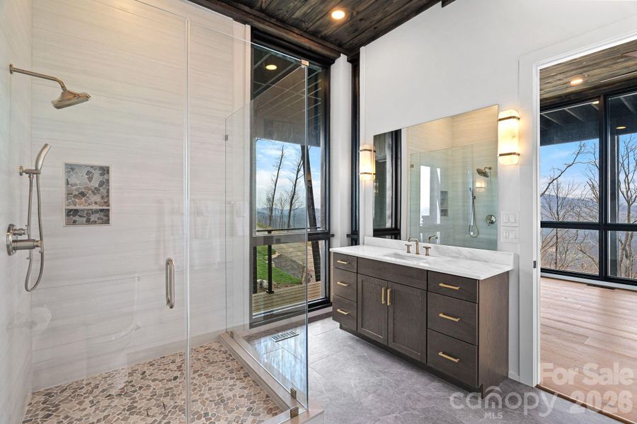 Furnished interior view inside a new home in , Banner Elk (Image 14).