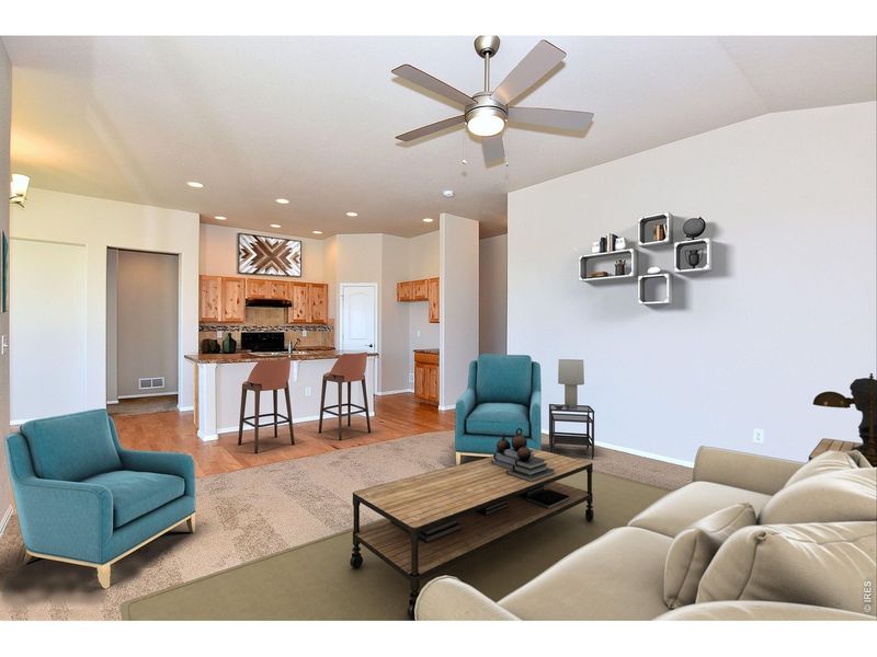 Furnished interior view inside a new home in , Johnstown (Image 7).