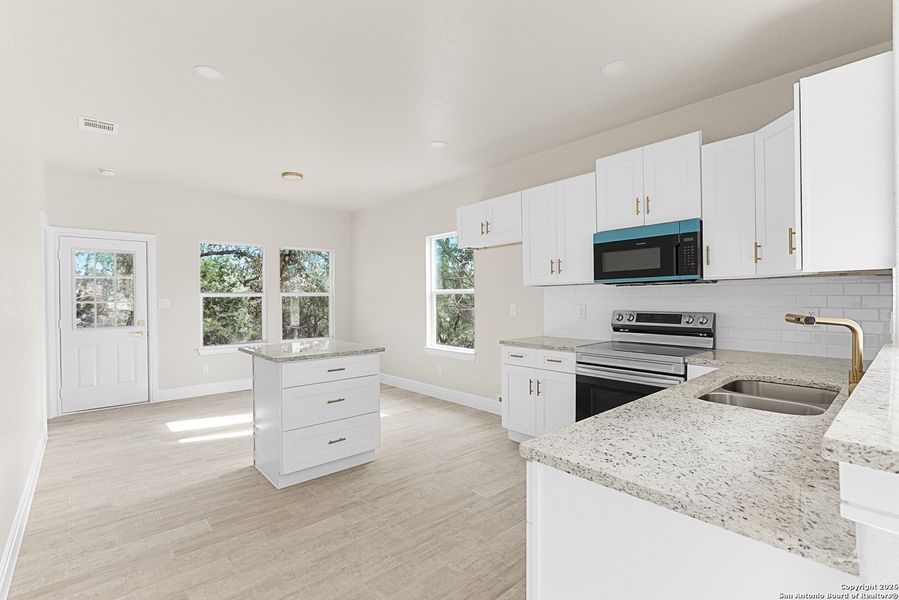 Furnished interior view inside a new home in , Spring Branch (Image 14). Furnished interior view inside a new home in , Spring Branch (Image 14).