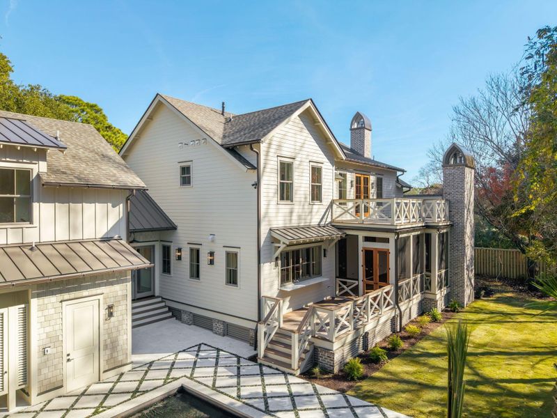 Exterior details and patio area of a home in , Mount Pleasant (Image 43). Exterior details and patio area of a home in , Mount Pleasant (Image 43).
