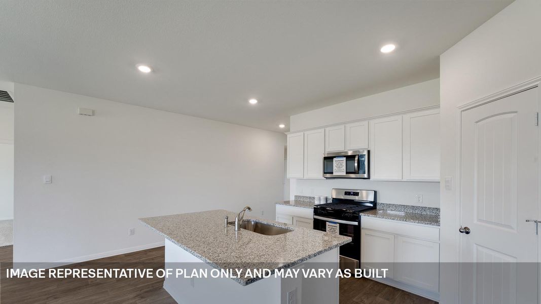 Furnished interior view inside a new home in Southgrove, Kyle (Image 4).