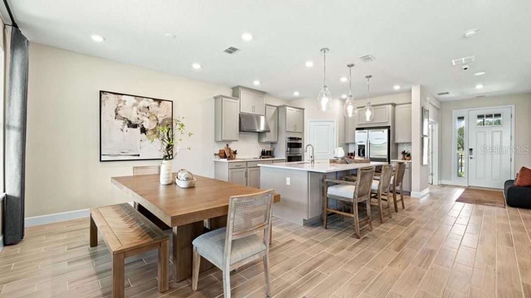 Furnished interior view inside a new home in Palms at Coasterra, Palmetto (Image 19). Furnished interior view inside a new home in Palms at Coasterra, Palmetto (Image 19).