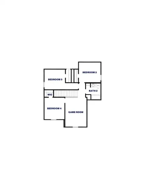 2D floor plan layout of this home in Maple Woods, Hockley, TX (Image 4).