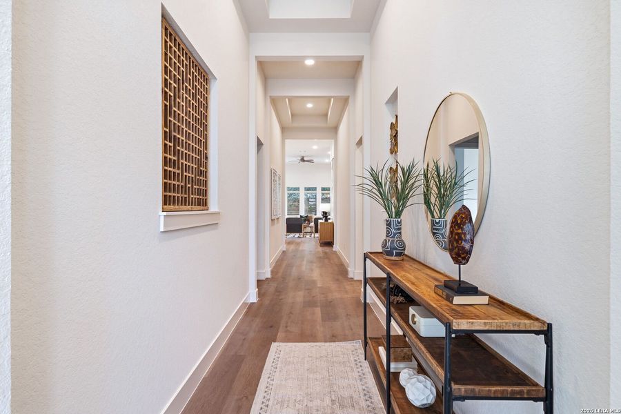 Furnished interior view inside a new home in , New Braunfels (Image 29).