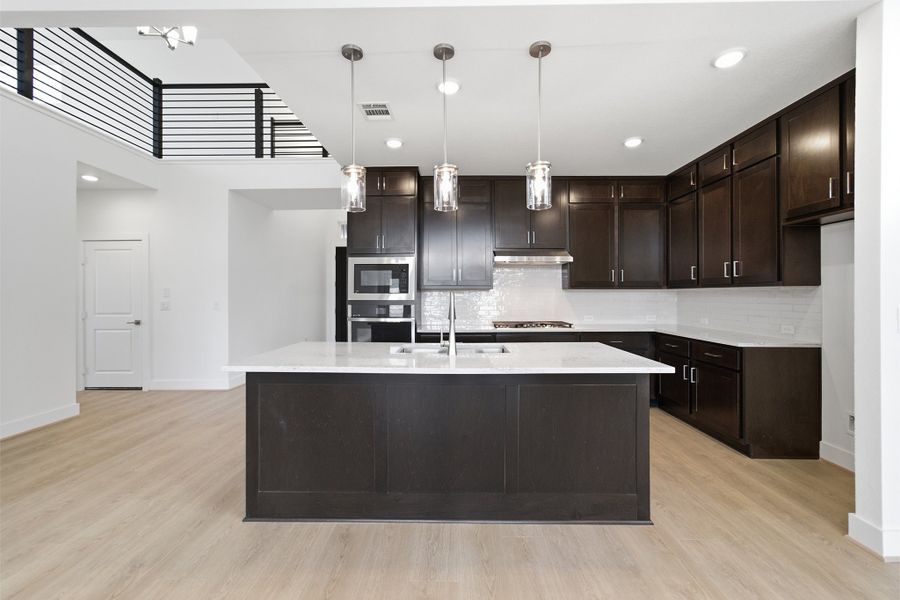 Furnished interior view inside a new home in Santa Rita Ranch, Liberty Hill (Image 11).