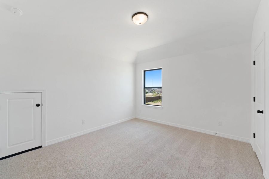 Fourth bedroom.Note: Sample product photo. Actual exterior and interior selections may vary by homesite. Photo may be virtually staged