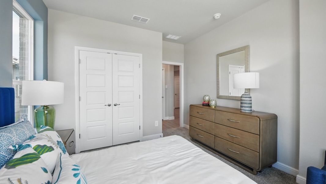 Furnished interior view inside a new home in Eagle Creek, Denton (Image 29).