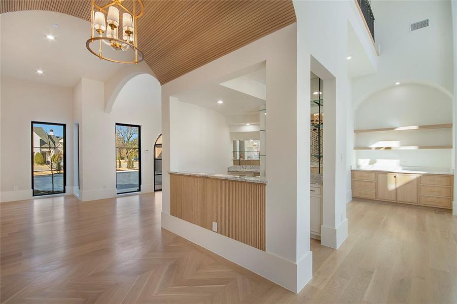 Furnished interior view inside a new home in , Dallas (Image 5).