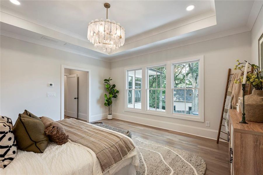 Furnished interior view inside a new home in , Atlanta (Image 17).