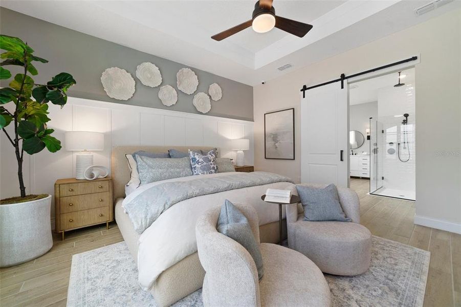 Furnished interior view inside a new home in Eden Preserve, Altamonte Springs (Image 13).