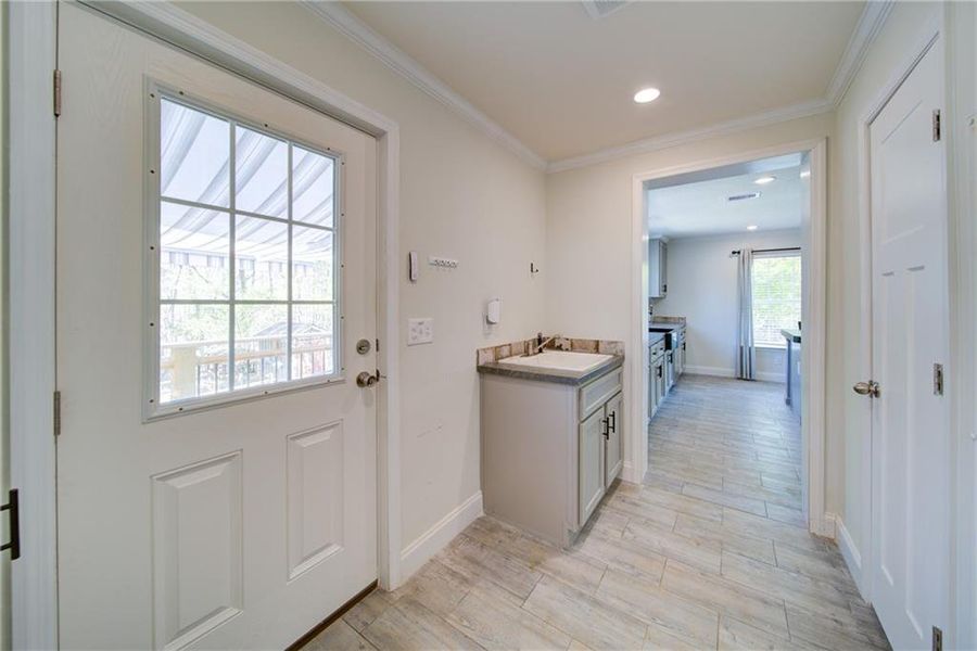 Furnished interior view inside a new home in , Blue Ridge (Image 10).