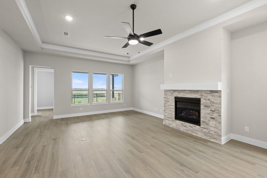 Spacious, unfurnished interior of a new home in Ladera at Timberbrook, Justin (Image 21). Spacious, unfurnished interior of a new home in Ladera at Timberbrook, Justin (Image 21).