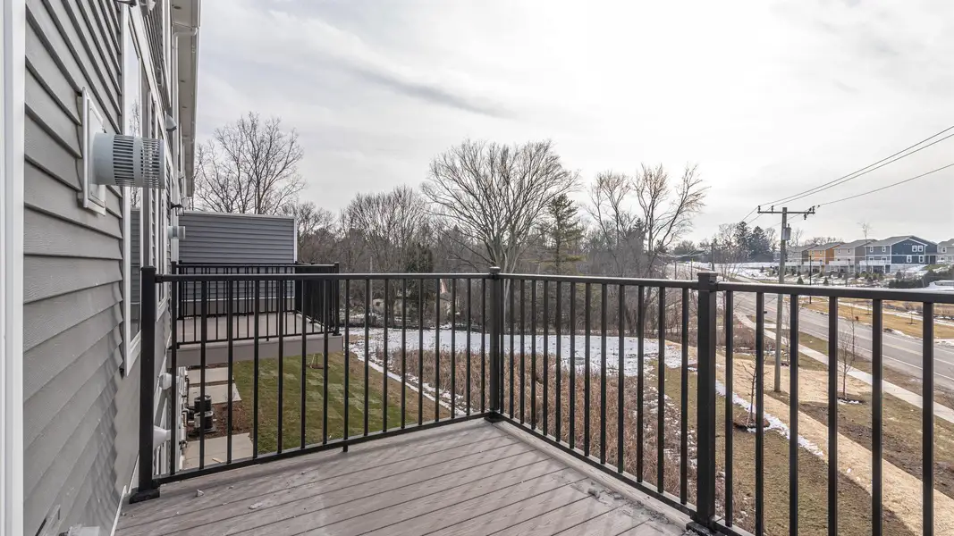 Representative exterior details of a home built from the The Keswick  Townhome (End Viewout) by Norfolk Homes in Bristol Ridge Townhomes, Ann Arbor (Image 3).