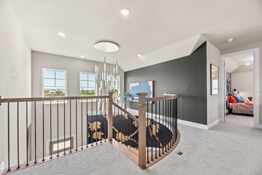 Furnished interior view inside a new home in Sweetgrass, Haslet (Image 25).