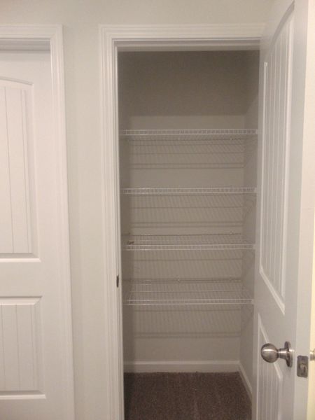 The linen closet The linen closet