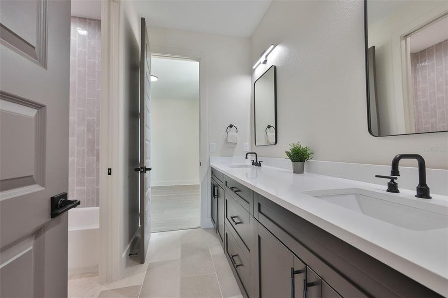 Furnished interior view inside a new home in , Tampa (Image 13).