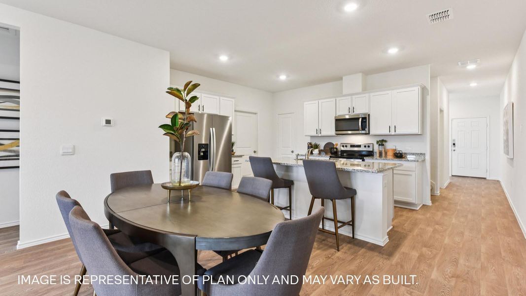 Furnished interior view inside a new home in Palomino, Manor (Image 7).
