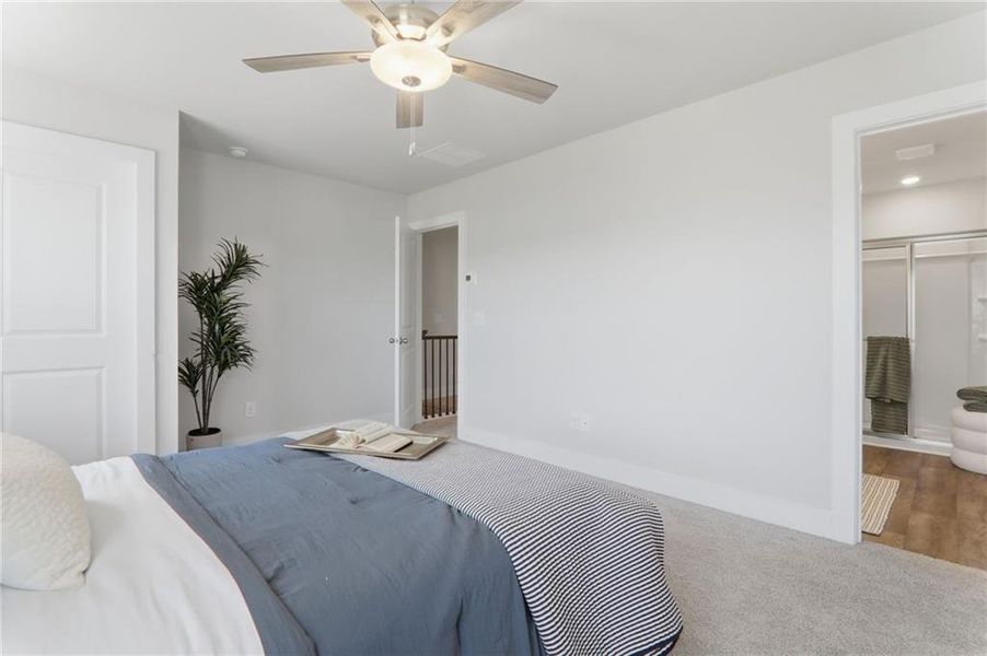 Furnished interior view inside a new home in , Cartersville (Image 15).