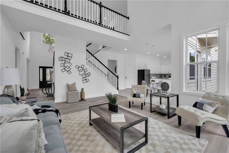 Furnished interior view inside a new home in , Douglasville (Image 10).