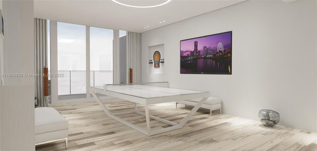 Furnished interior view inside a new home in , Miami (Image 7).