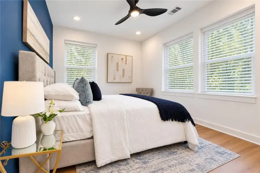 Furnished interior view inside a new home in , Atlanta (Image 14).