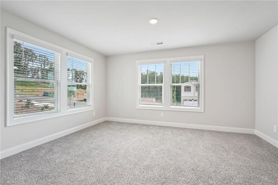 Spacious, unfurnished interior of a new home in Hemingway - Reserve Series, Cumming (Image 24). Spacious, unfurnished interior of a new home in Hemingway - Reserve Series, Cumming (Image 24).