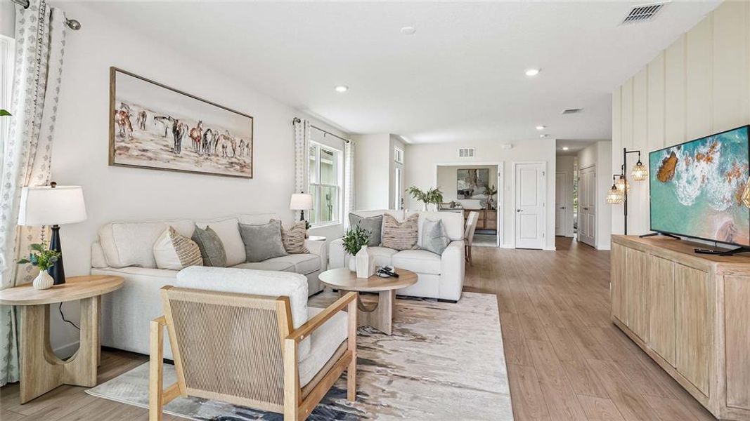 Furnished interior view inside a new home in Ocala Preserve, Ocala (Image 8).