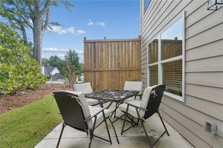 Exterior details and patio area of a home in Silver Leaf, Dawsonville (Image 4). Exterior details and patio area of a home in Silver Leaf, Dawsonville (Image 4).