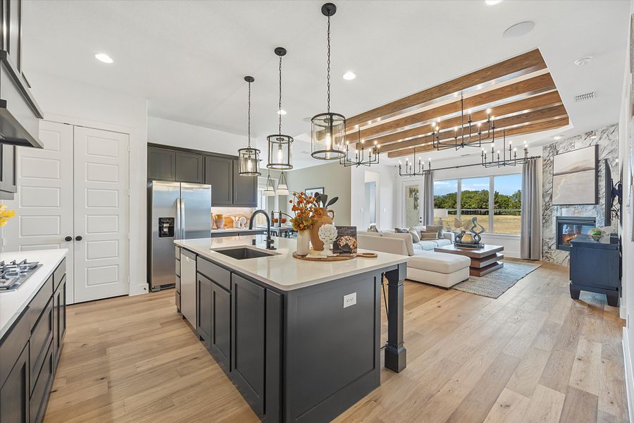 Furnished interior view inside a new home in Anna Town Square, Anna (Image 6).