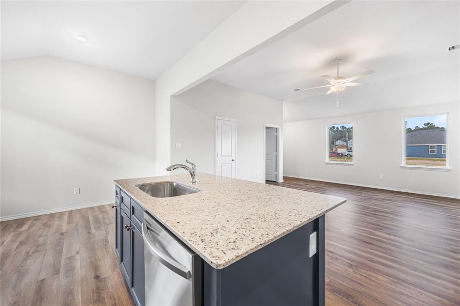 Furnished interior view inside a new home in Hill & Dale Ranch, Splendora (Image 8).