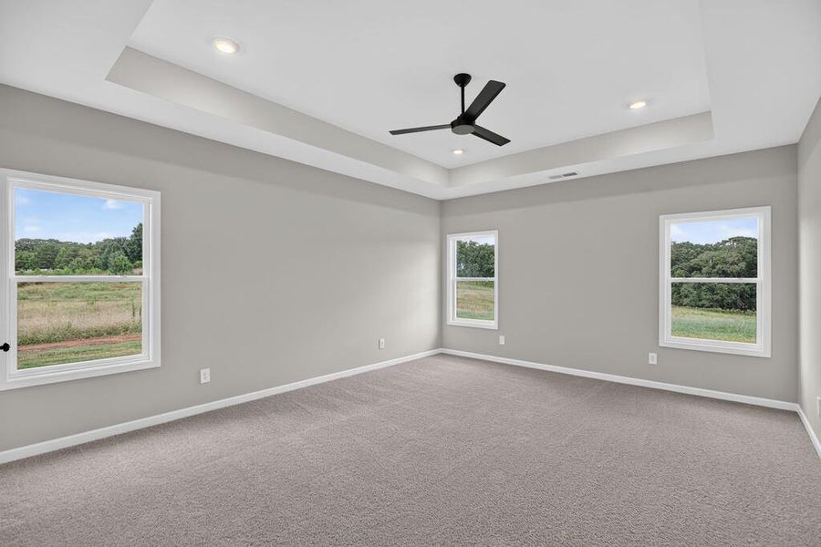 Spacious, unfurnished interior of a new home in Blackwelder Bluff, Bowdon (Image 38).