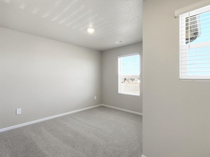 Spacious, unfurnished interior of a new home in Lorson Ranch : The Springs Collection, Colorado Springs (Image 11). Spacious, unfurnished interior of a new home in Lorson Ranch : The Springs Collection, Colorado Springs (Image 11).
