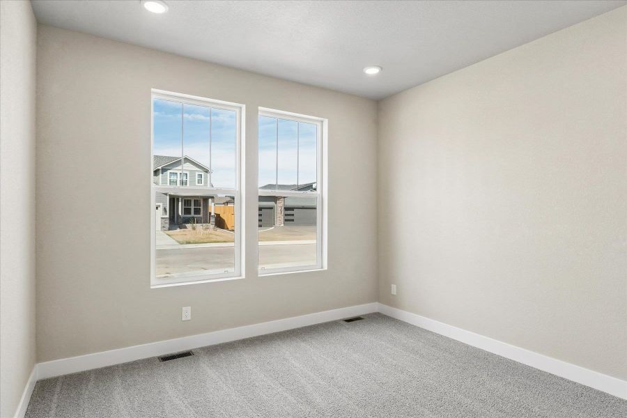 Spacious, unfurnished interior of a new home in The Glen, Colorado Springs (Image 9). Spacious, unfurnished interior of a new home in The Glen, Colorado Springs (Image 9).