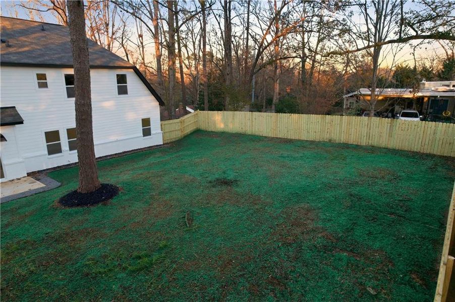 Exterior details and patio area of a home in , Conyers (Image 35).