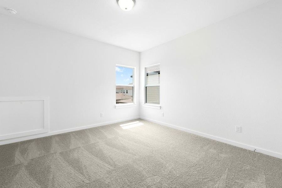Spacious, unfurnished interior of a new home in Santa Rita Ranch, Liberty Hill (Image 22). Spacious, unfurnished interior of a new home in Santa Rita Ranch, Liberty Hill (Image 22).