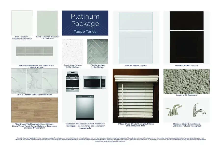 Platinum Package - Taupe Tones Platinum Package - Taupe Tones