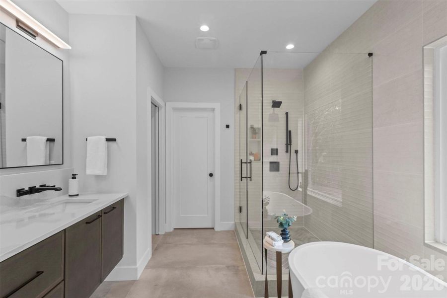 Furnished interior view inside a new home in , Charlotte (Image 10).