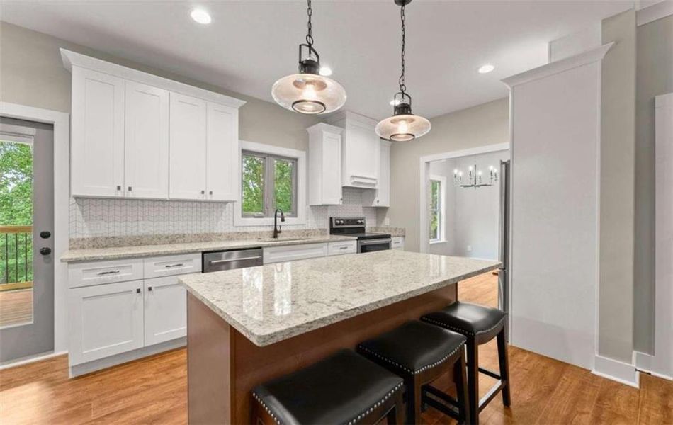 Furnished interior view inside a new home in , Cleveland (Image 17).