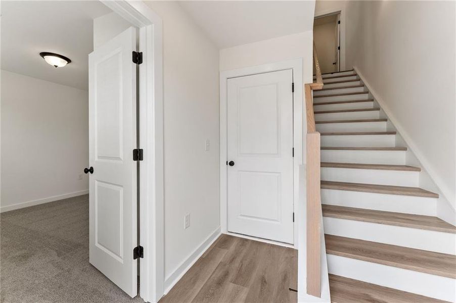 Spacious, unfurnished interior of a new home in Array, Atlanta (Image 15). Spacious, unfurnished interior of a new home in Array, Atlanta (Image 15).