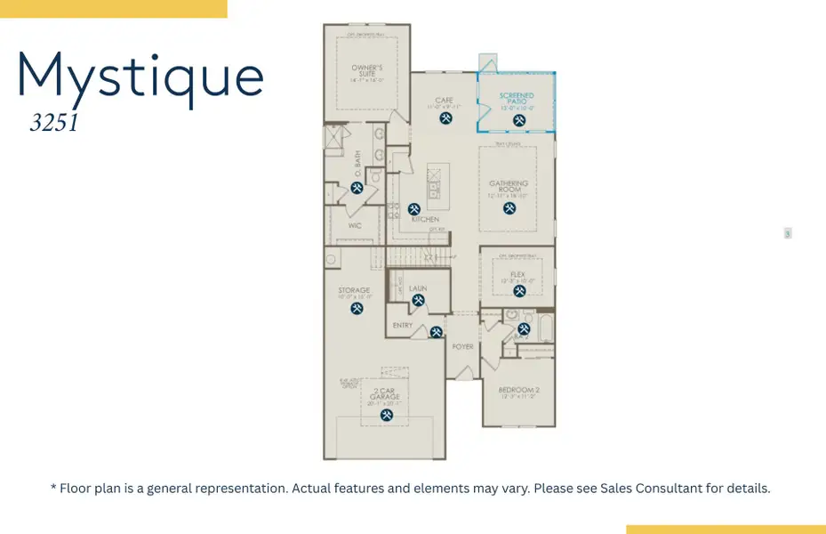 2D floor plan layout of this home in Crescent Cove, Myrtle Beach, SC (Image 3). 2D floor plan layout of this home in Crescent Cove, Myrtle Beach, SC (Image 3).