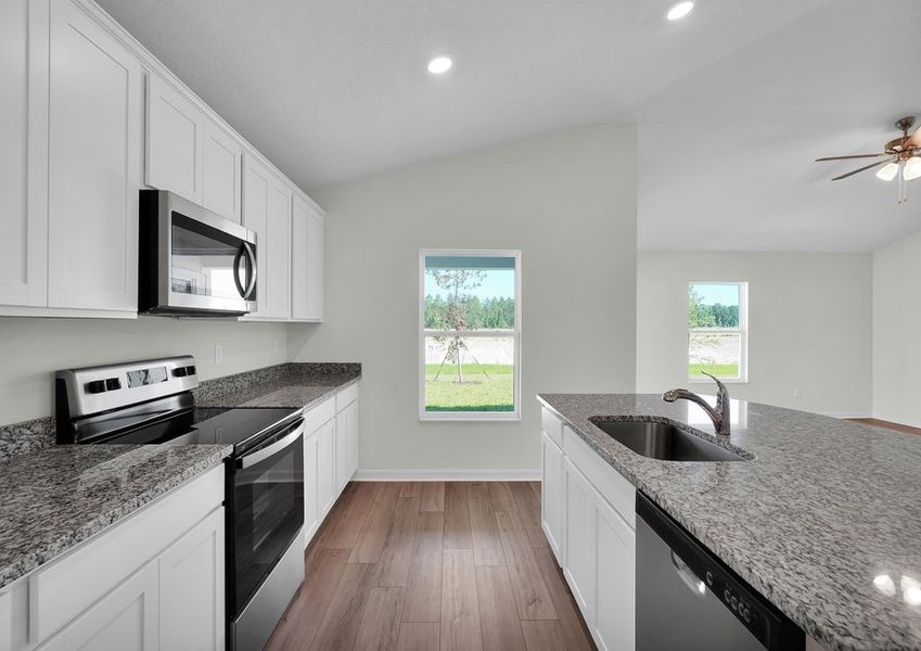 Representative furnished interior of a home built from the Caprice by LGI Homes in Westport Landing, Jacksonville (Image 3).