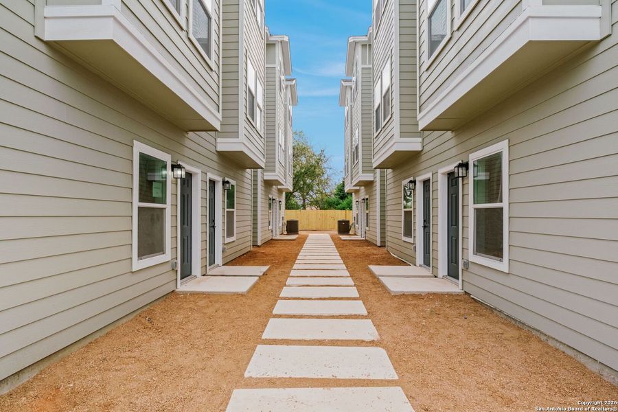 Exterior details and patio area of a home in , San Antonio (Image 19).