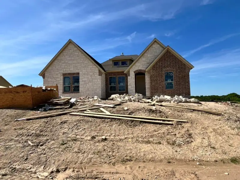 In-progress construction of a new home in Eagle Ridge Estates, Weatherford, TX (Image 5).