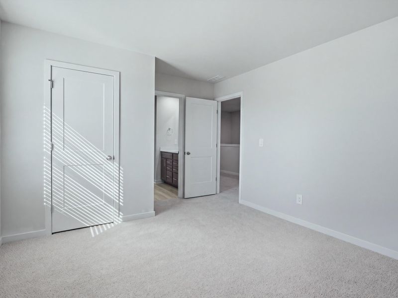 Spacious, unfurnished interior of a new home in Marshburn Landing - Bungalow Series, Wendell (Image 21).
