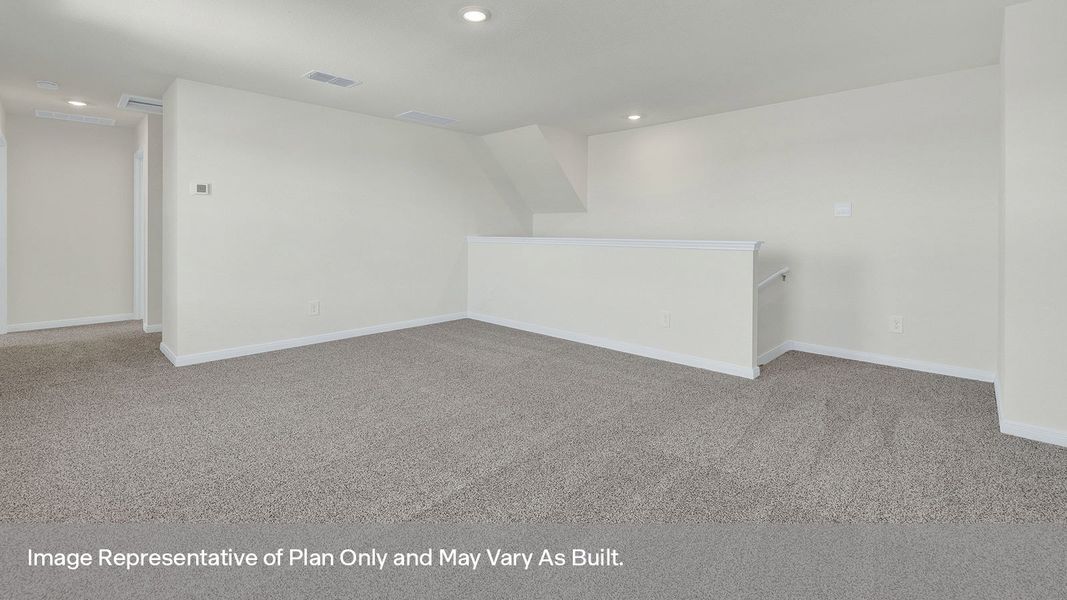 Representative unfurnished interior of a home built from the The Mitchell by D.R. Horton in Paramount, Kyle (Image 30). Representative unfurnished interior of a home built from the The Mitchell by D.R. Horton in Paramount, Kyle (Image 30).