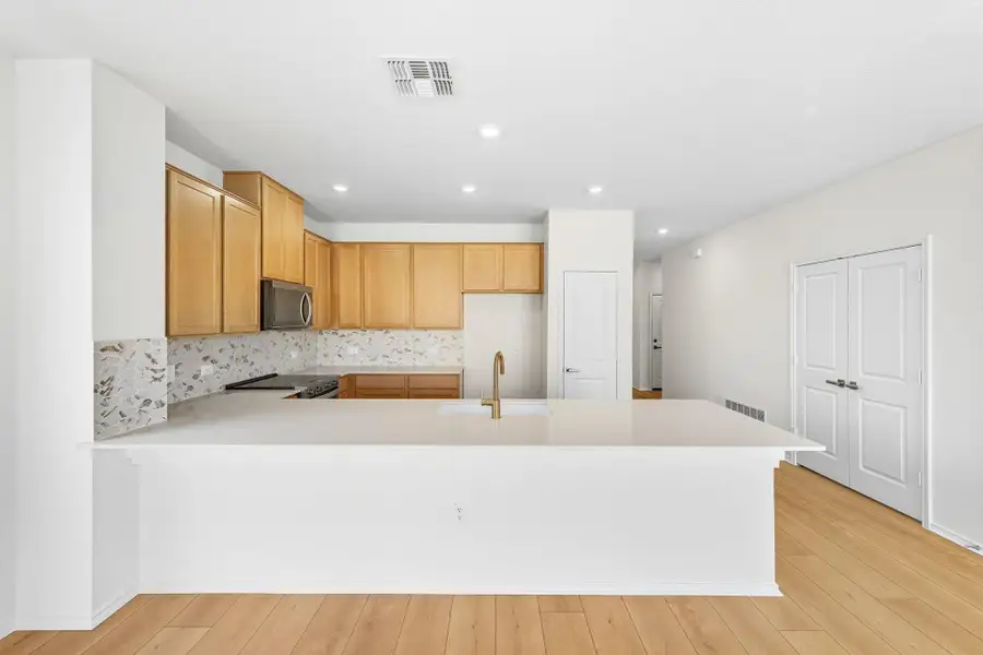 Furnished interior view inside a new home in McKinney Crossing, Austin (Image 10). Furnished interior view inside a new home in McKinney Crossing, Austin (Image 10).