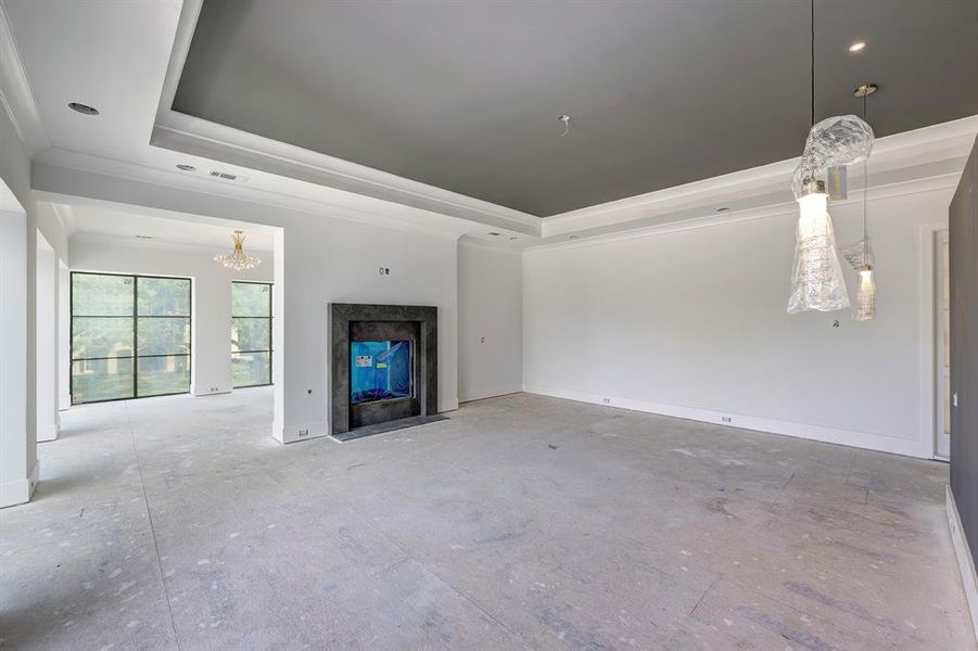 Primary suite stage of construction as of April 17, 2025. Primary suite stage of construction as of April 17, 2025.