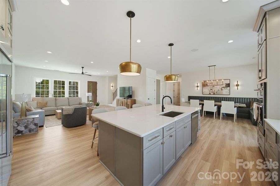 Furnished interior view inside a new home in , Granite Falls (Image 9).