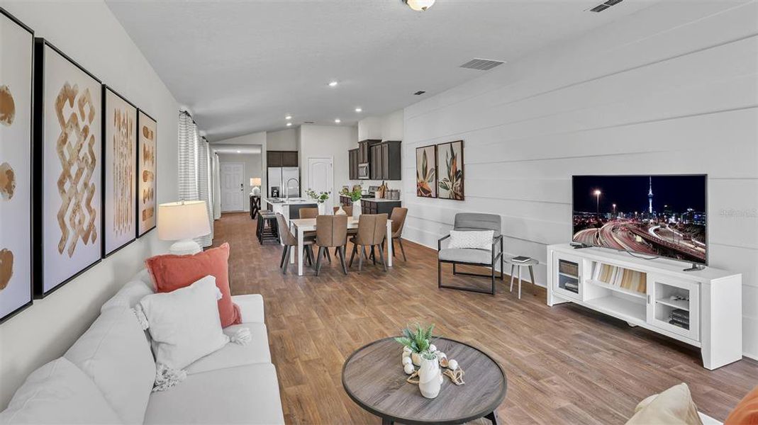 Furnished interior view inside a new home in Grand Reserve, Bunnell (Image 20). Furnished interior view inside a new home in Grand Reserve, Bunnell (Image 20).