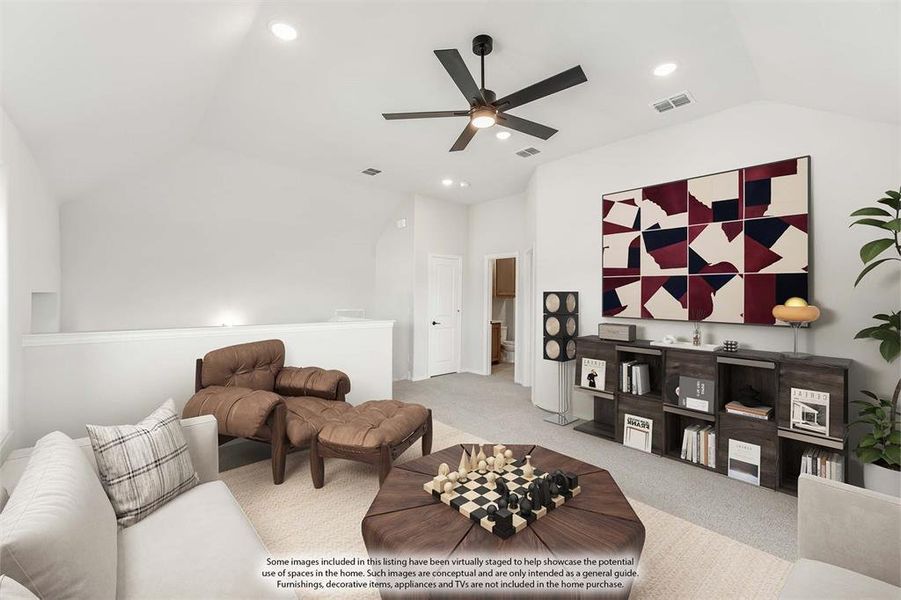 Furnished interior view inside a new home in West Crossing, Anna (Image 18). Furnished interior view inside a new home in West Crossing, Anna (Image 18).